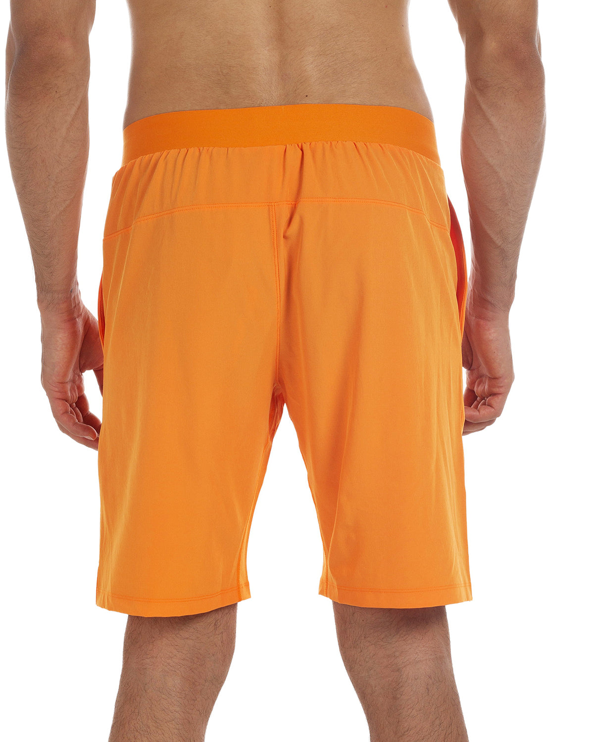 Men's 9" Cross-Training Workout Quick Dry Shorts with Pocket Orange