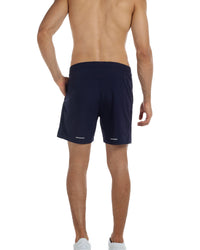 Running Shorts 6" Quick Dry Gym Athletic Workout Shorts for Men with Pockets Navy