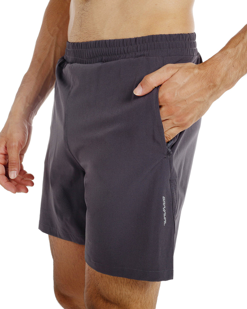 Running Shorts 6" Quick Dry Gym Athletic Workout Shorts for Men with Pockets Graphite