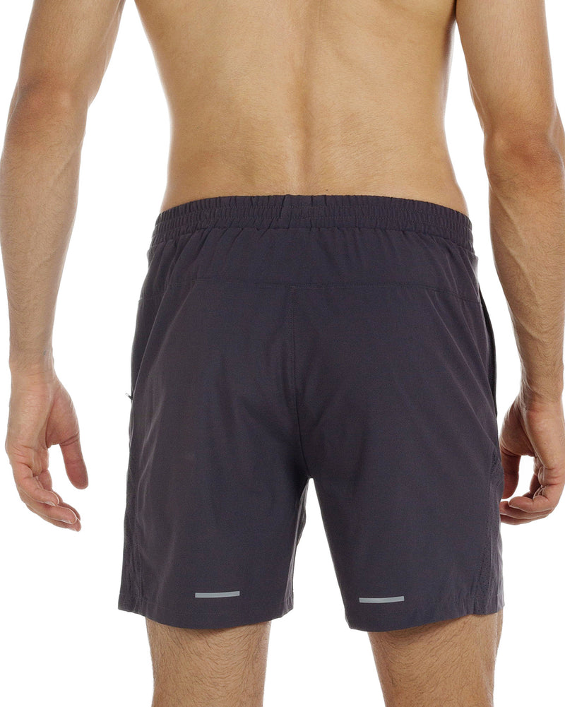 Running Shorts 6" Quick Dry Gym Athletic Workout Shorts for Men with Pockets Graphite