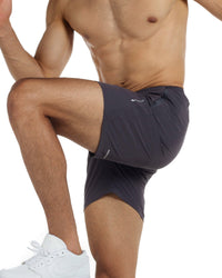 Running Shorts 6" Quick Dry Gym Athletic Workout Shorts for Men with Pockets Graphite