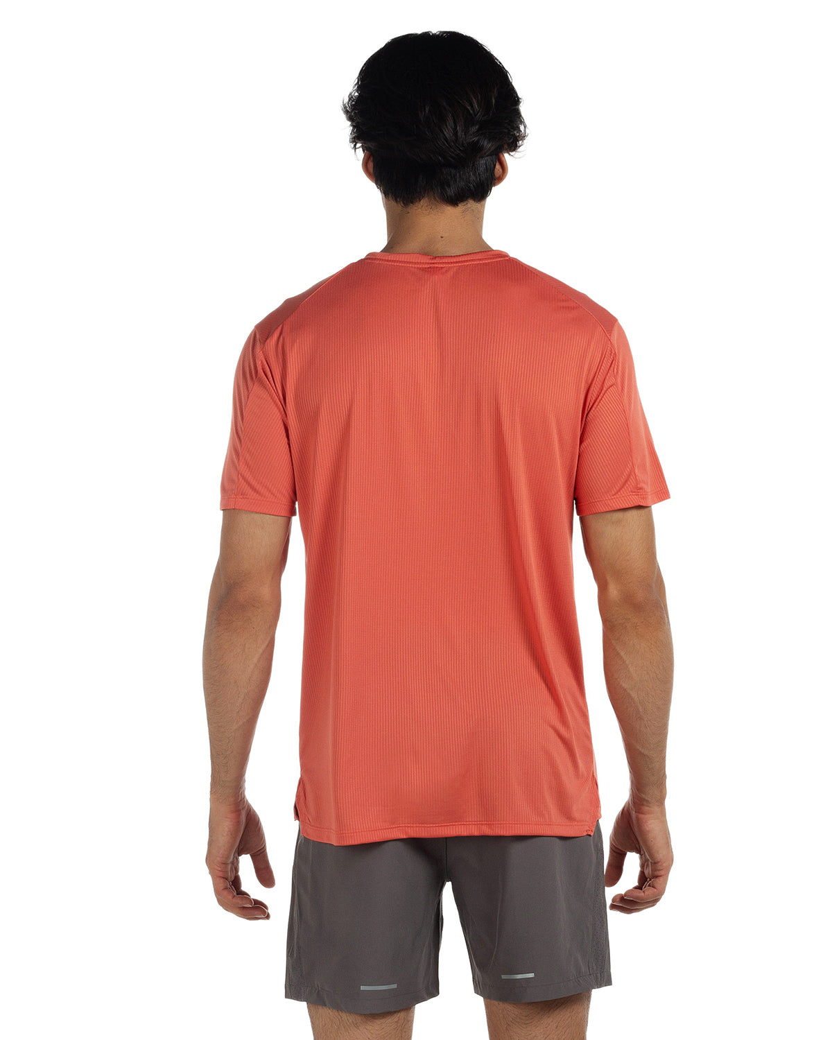 Men's Crew T-Shirt, Light Weight Dry-Fit Moisture Wicking Active Athletic Performance Light Orange