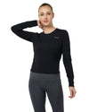 Scrunch Women's Long Sleeve Crewneck T-Shirt, Workout Yoga Atheletic Shirt