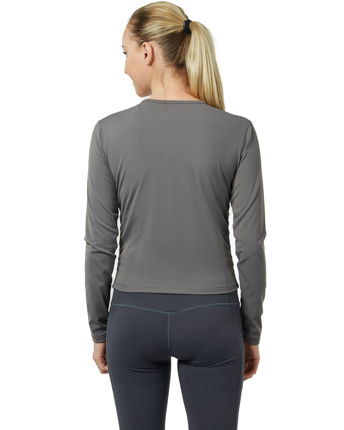 Scrunch Women's Long Sleeve Crewneck T-Shirt, Workout Yoga Atheletic Shirt