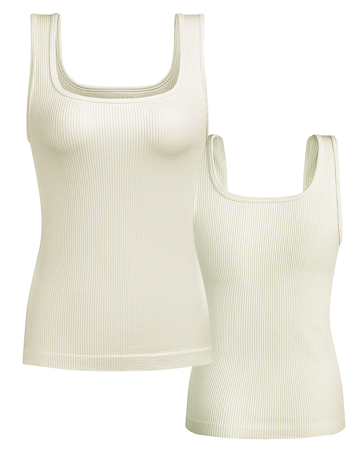 GRAMVAL Tank Tops Ribbed Seamless Workout Tops for Woman Exercise Shirts Yoga Crop Tops