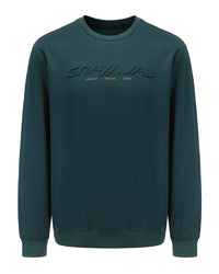 Men's Sweatshirt, Long Sleeve Crewneck, Workout Fleece Pullover, Moisture Wicking & Breathable