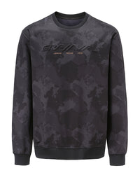 Men's Sweatshirt, Long Sleeve Crewneck, Workout Fleece Pullover, Moisture Wicking & Breathable