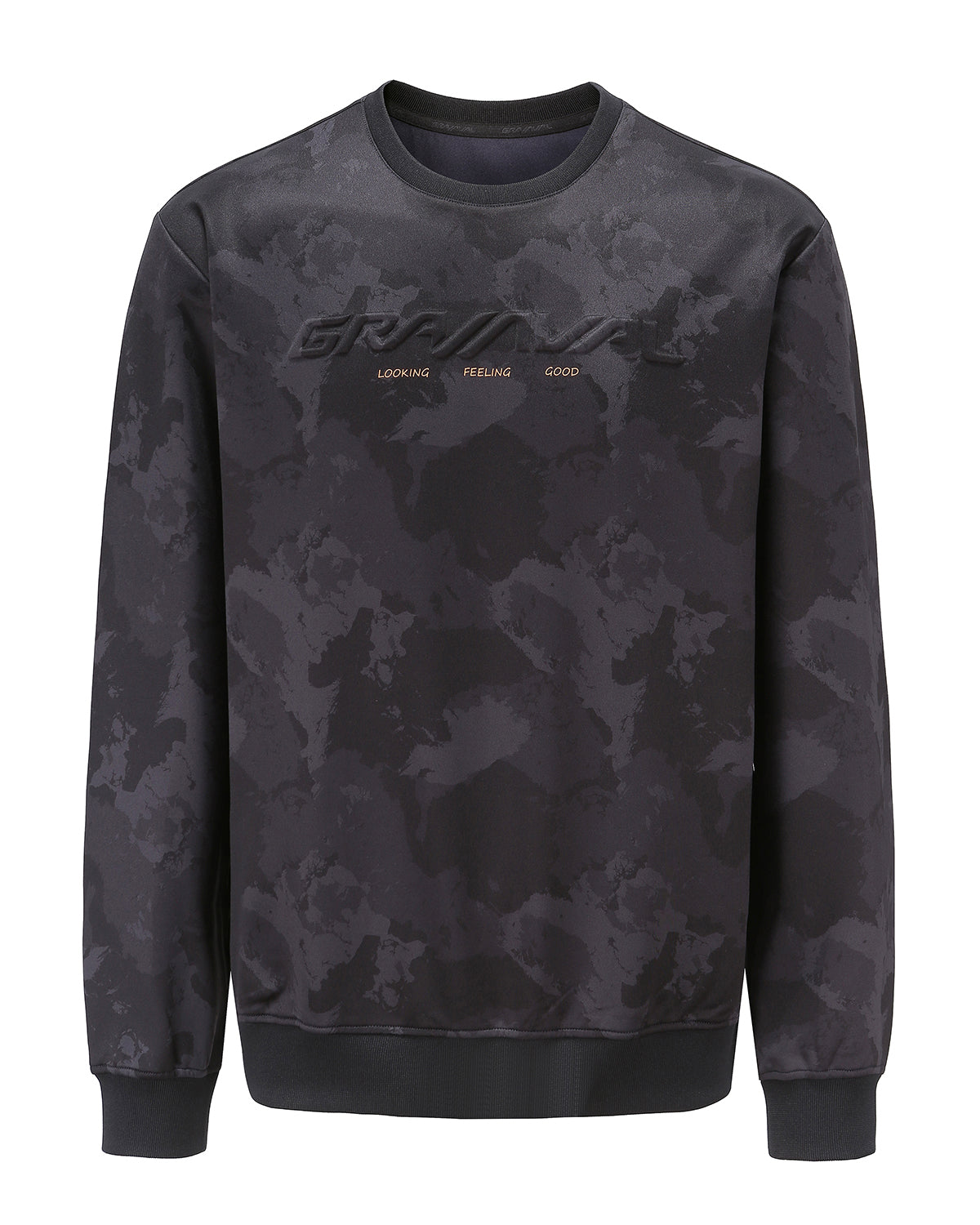 Men's Sweatshirt, Long Sleeve Crewneck, Workout Fleece Pullover, Moisture Wicking & Breathable