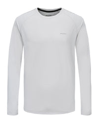 Running Shirts for Men Crew Neck Raglan Long Sleeve Quick Dry Gym Athletic Active T Shirt Moisture Wicking