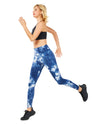 Women's High Waist Yoga Leggings, Sports Gym Workout Running Pants -Inseam 21" /25" /28"Blue