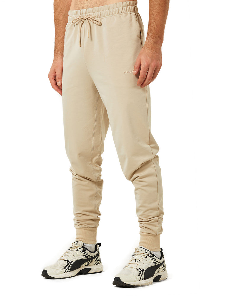 Men's Jogger Pants, Men's Gym Workout Comfortable Slim Fit Tapered Sweatpants with Zip Pocket