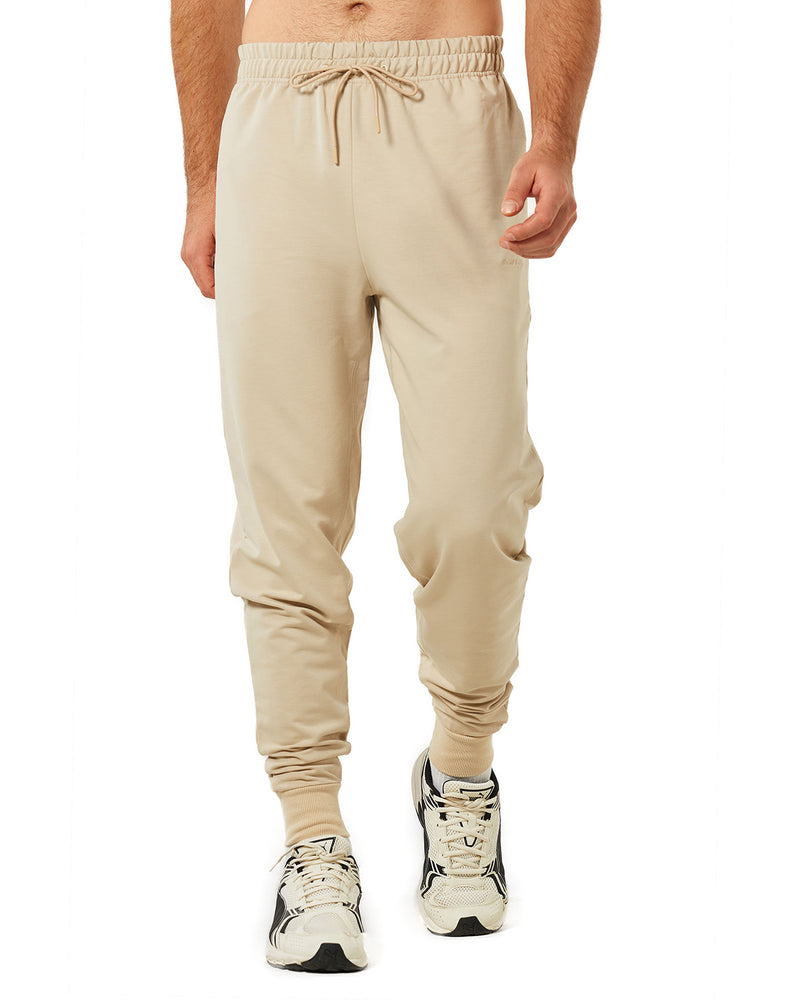 Men's Jogger Pants, Men's Gym Workout Comfortable Slim Fit Tapered Sweatpants with Zip Pocket