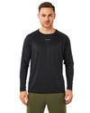 Running Shirts for Men Crew Neck Long Sleeve Quick Dry Gym Athletic Active T Shirt Moisture Wicking