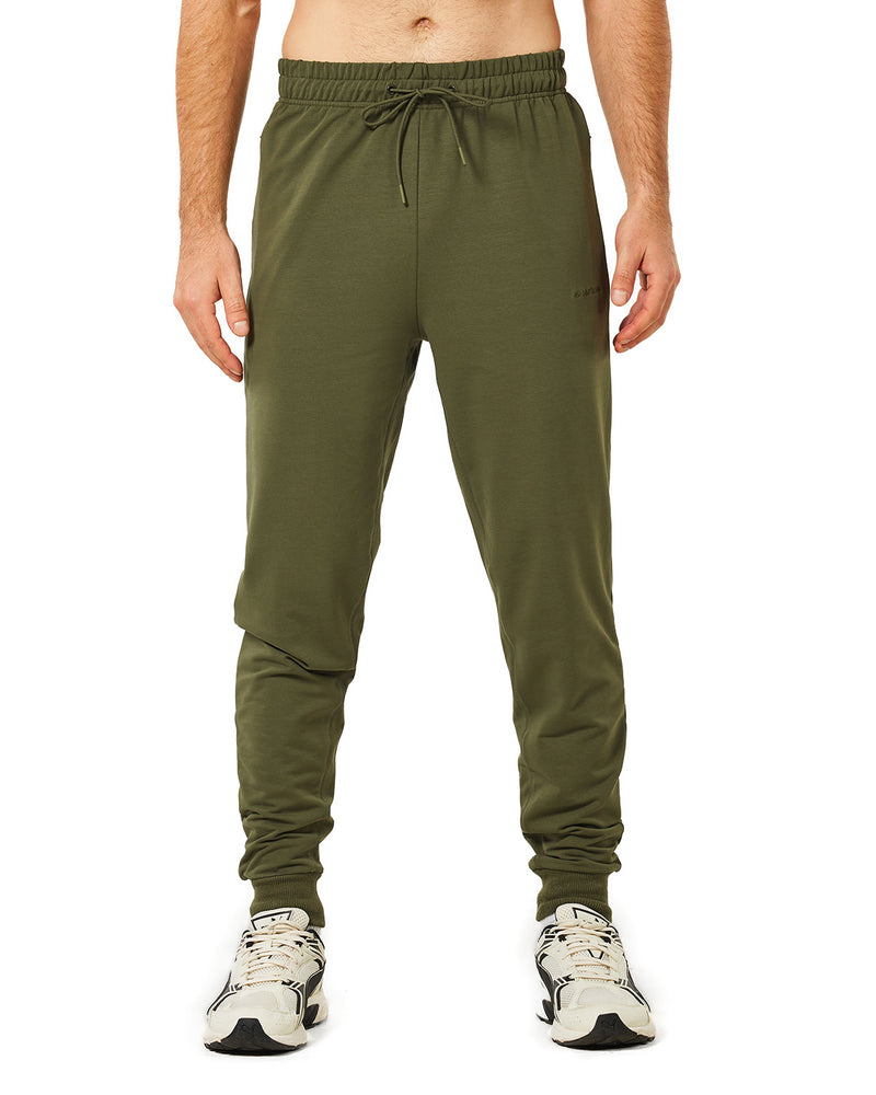 Men's Jogger Pants, Men's Gym Workout Comfortable Slim Fit Tapered Sweatpants with Zip Pocket