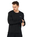 Men's Sweatshirt, Long Sleeve Crewneck , Running Fleece Pullover with Thumb Hole, Moisture Wicking & Breathable