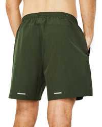 Running Shorts 6" Quick Dry Gym Athletic Workout Shorts for Men with Pockets Army Green