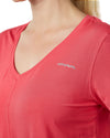 Tie Front Womens T Shirts, Short Sleeves V Neck Tee Tops Athletic Workout Gym Yoga Sweatshirts