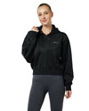 Women's Active Workout Long Sleeve Cropped Full Zip Up Hooded Hoodies Sweatshirts