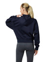 Women's Active Workout Long Sleeve Cropped Full Zip Up Hooded Hoodies Sweatshirts